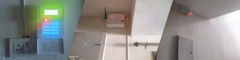 intruder alarm system motion detection