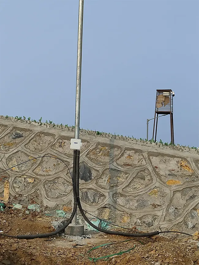 CCTV surveillance system at JK Cement Plant, Sirohi, Rajasthan